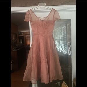 1950’s hand sewn  prom/party dress